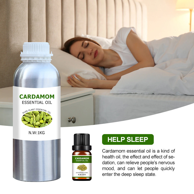 Premium Quality Pure Aromatic Grade Cardamom Essential Oil for Body Treatment Available at Wholesale Price