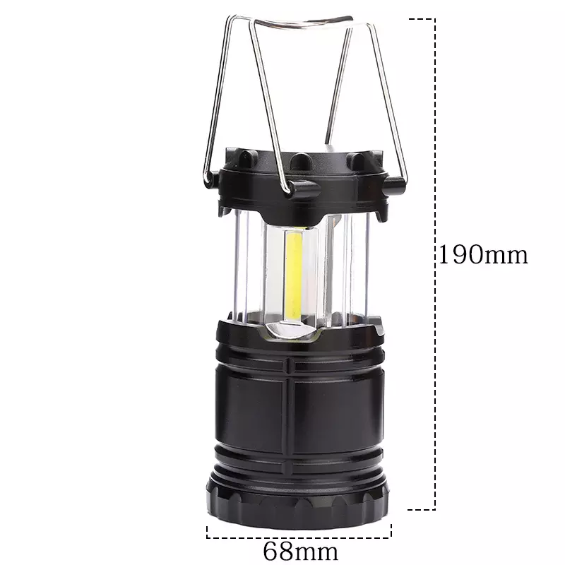 Battery style Portable Collapsible LED Camping Lanterns pop-up led flashlight lantern