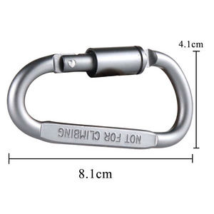 Rappelling Swing Rescue Heavy Duty Auto Rotatable Locking Rock Climbing Carabiner