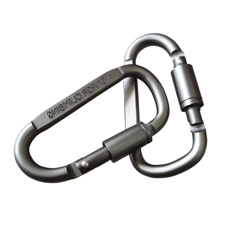 Rappelling Swing Rescue Heavy Duty Auto Rotatable Locking Rock Climbing Carabiner