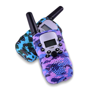 Present 3-12 Years Old Boys Girls Adventure Toys Camo Walkie Talkies with LED Flashlight