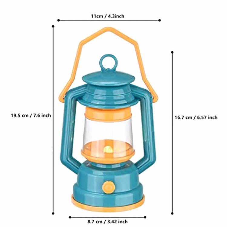 Kids Lantern Toy Camping Light - Mini Led Lamp Nightlight Battery Operated Lanterns - Tent Teepee Hanging Night Light for kids