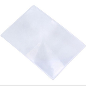 A4 Full Page Unframed Magnifier, 3X Large PVC Magnifying Sheet With Molded Fresnel Lens