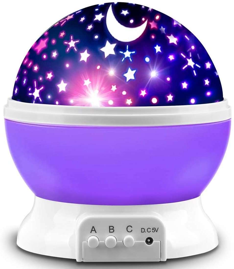 Star Projector Night Lights for Kids,Projection Lamp for Kids Bedroom, Glow in The Dark Stars and Moon for Child Asleep