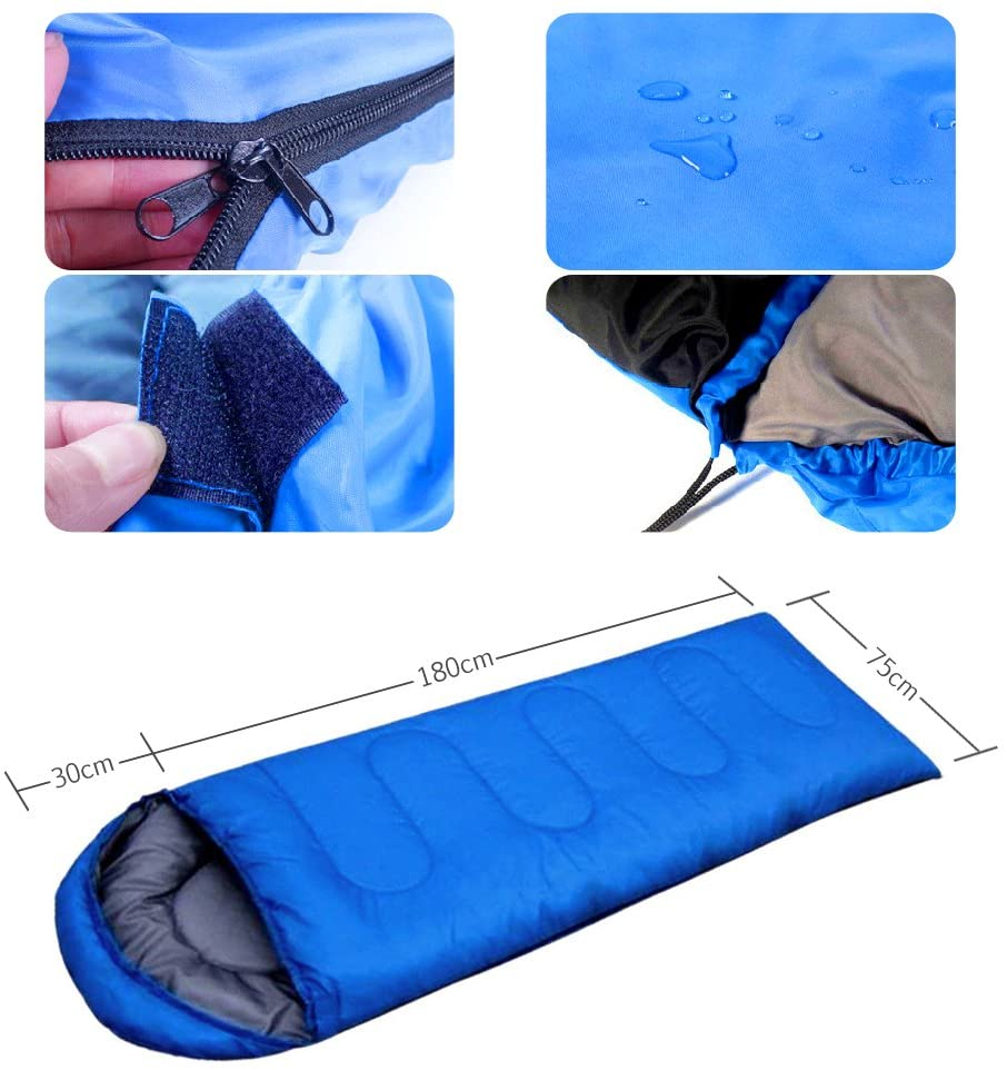 Sleeping Bags for Adults Cold Weather Warm Backpack Camping for Kids Lightweight Compact Gear Essentials Summer Winter Hiking