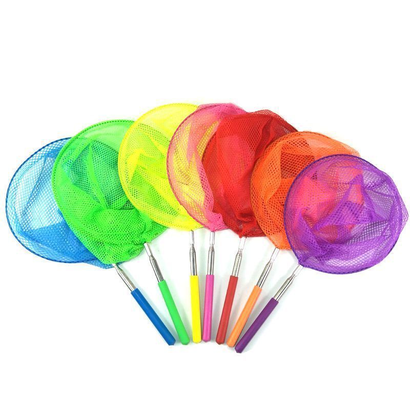 Extendable Nylon Butterfly Net Telescopic Bee Insect Capture Net Bug Catcher Nets Locust Catching Fishing Tool For Children