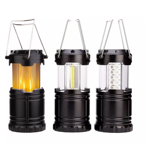 Battery style Portable Collapsible LED Camping Lanterns pop-up led flashlight lantern