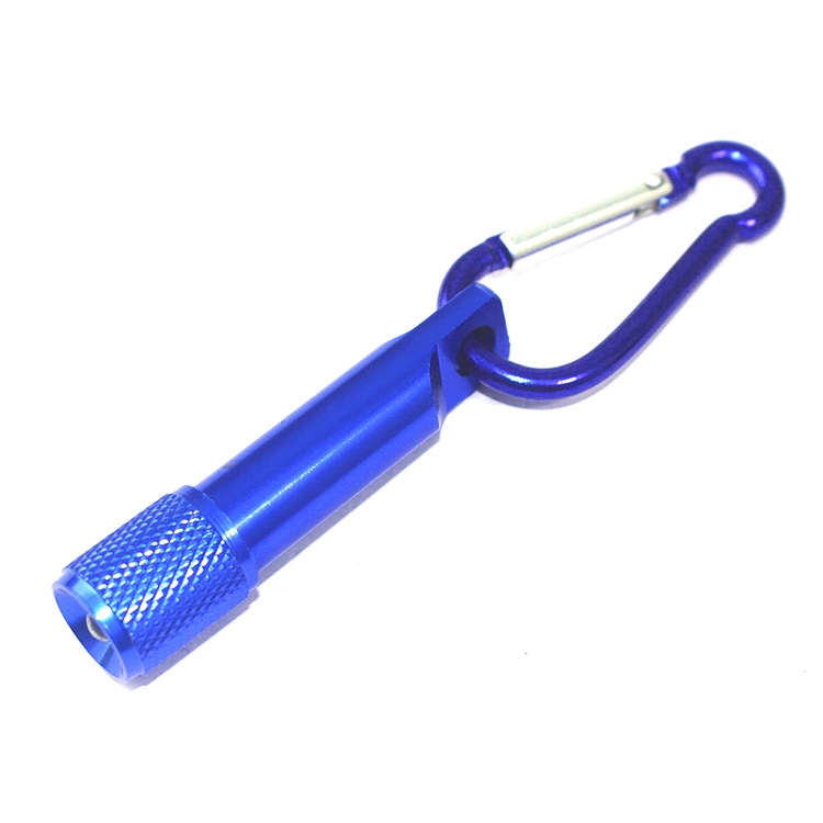 Mini Led Flashlight Blue Outdoor Survival Multi-function Small Customizable Flashlight Keychain