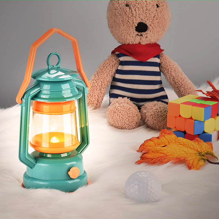 Kids Lantern Toy Camping Light - Mini Led Lamp Nightlight Battery Operated Lanterns - Tent Teepee Hanging Night Light for kids