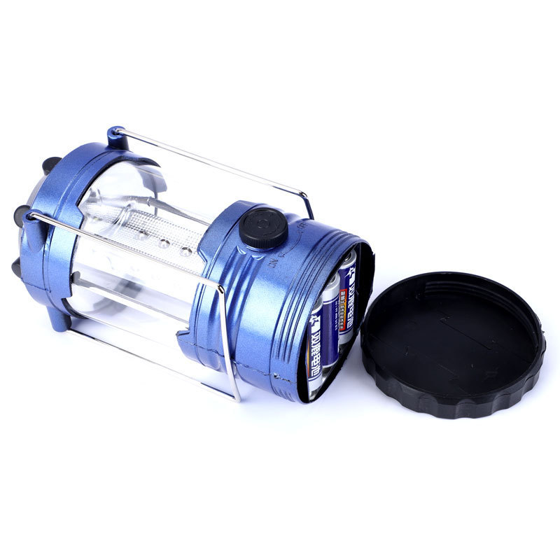 LED Tent Light 12 Led Adjustable Camping Light Outdoor Battery Operated Lantern With Compass