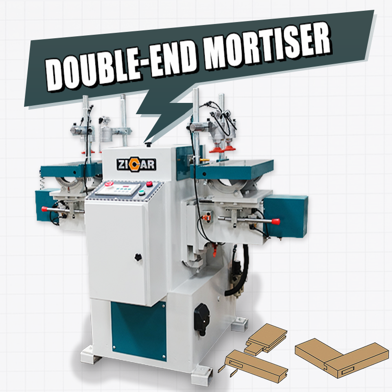 ZICAR mortise woodworking machines mortise and tenon machine horizontal single spindle wood mortising machine for sale