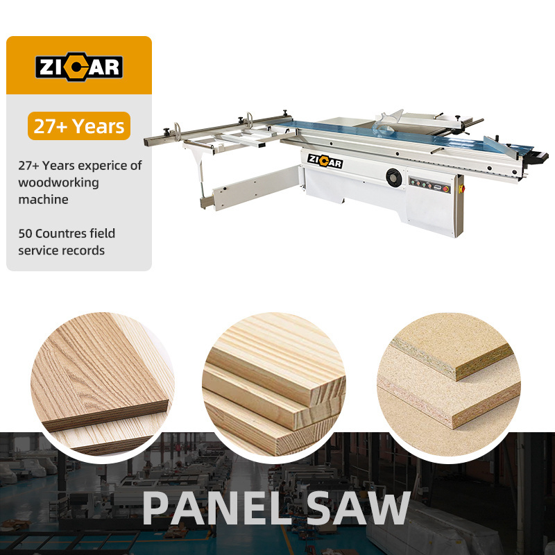 ZICAR woodworking machinery stable quality panel saw machine sliding table saw wood panel saw for carpentry wood saw machines