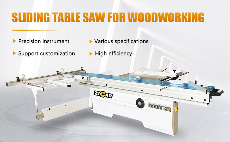 ZICAR woodworking machinery stable quality panel saw machine sliding table saw wood panel saw for carpentry wood saw machines