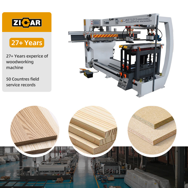 ZICAR High-efficiency multi-row drill machine  cnc boring machine factory outlet three sided milling machine