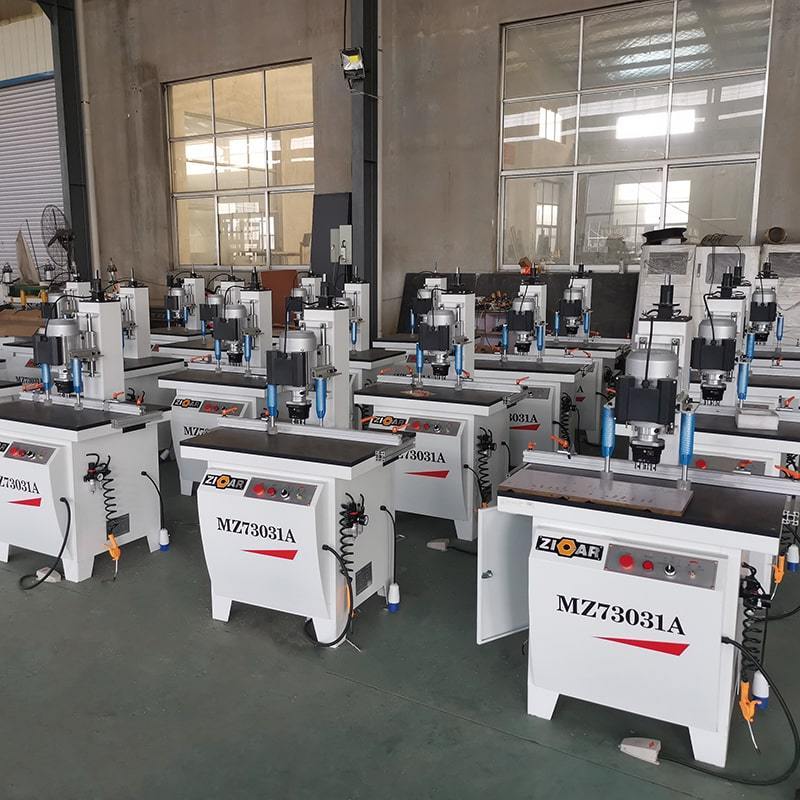 ZICAR Competitive Price Vertical Hinge MZ73032 Double Head Boring Machine For Plywood Bending Machine Furniture