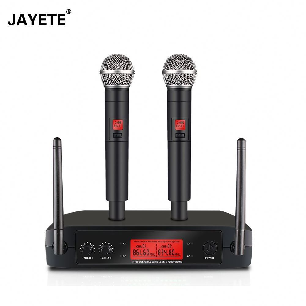 Multifunctional PLL Synthesized True Diversity UHF Wireless Trumpet Microphone