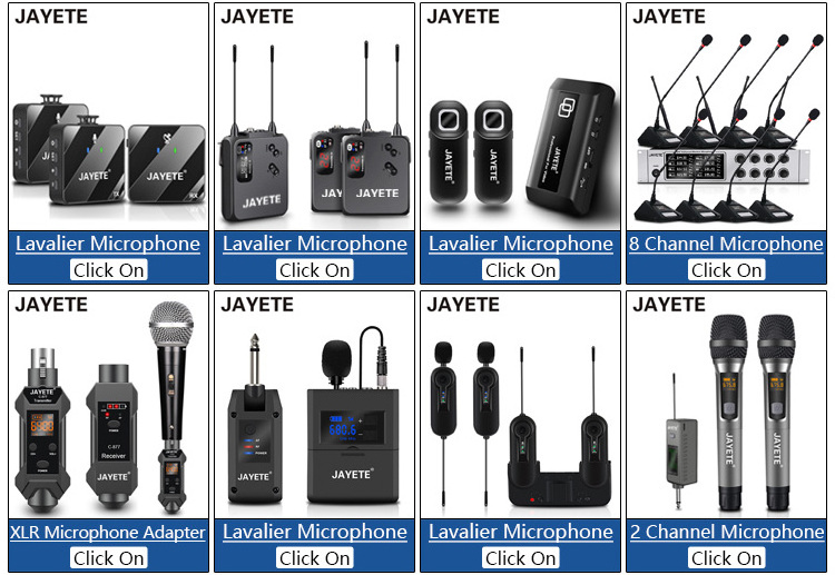 Professional 4 channel UHF wireless microphone System with four handhelds headsets Dynamic Mic