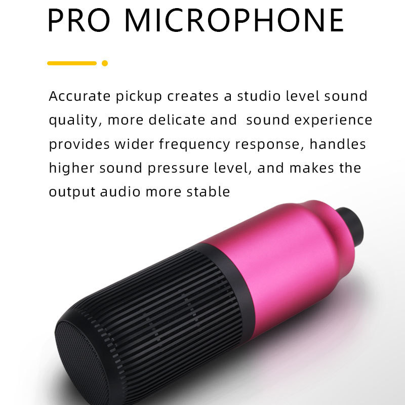 good Selling Studio USB Condenser microphone Desk Singing Microfone for Computer Gaming Streaming Recording Podcast Gaming