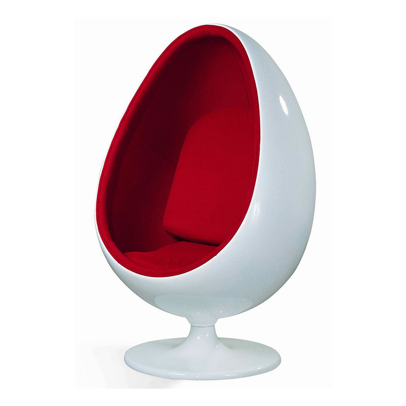 Modern furniture FRP standing swivel chairs living room leisure lounge fiberglass chair adult size oval shaped sofa pod chair