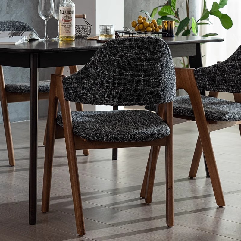 Dining room furniture wood tables and chair for coffee shop modern luxury sillas de comedor para indoor restaurant chairs