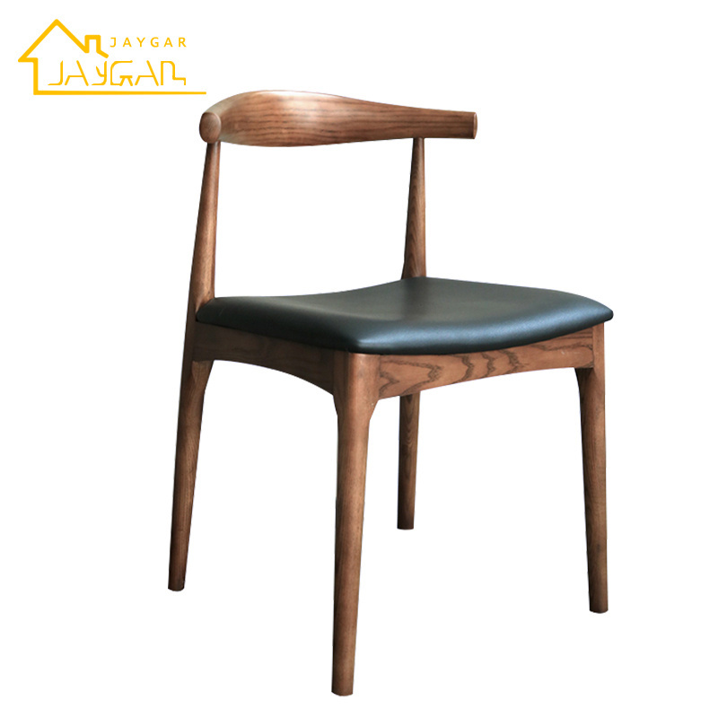 Wholesale furniture ch20 hans wegner walnut elbow chairs danish simple wooden chair designs restaurant black wood dining chair