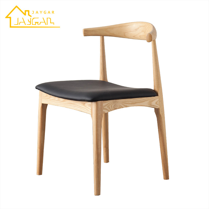 Wholesale furniture ch20 hans wegner walnut elbow chairs danish simple wooden chair designs restaurant black wood dining chair