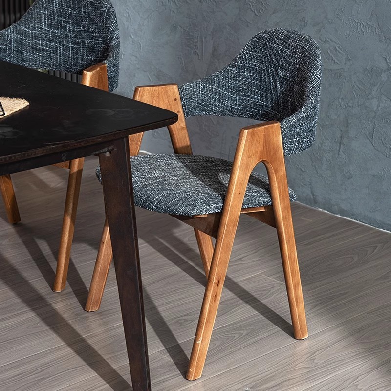 Dining room furniture wood tables and chair for coffee shop modern luxury sillas de comedor para indoor restaurant chairs