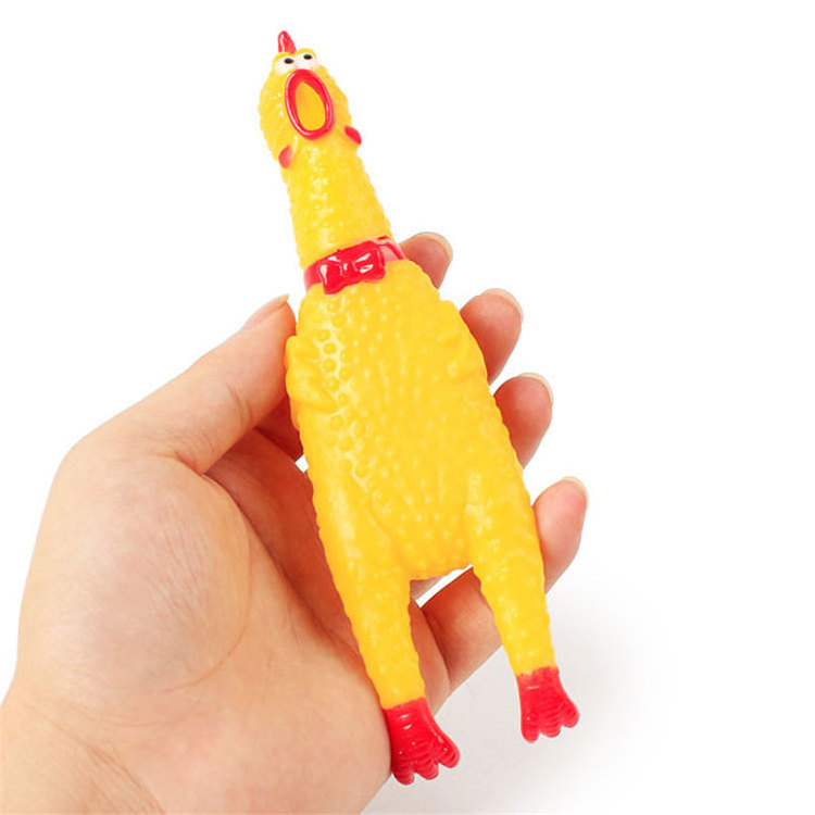 beejay Factory Direct eco friendly Funny Cute Screaming chicken soft small pet dog sound squeaky chew toys