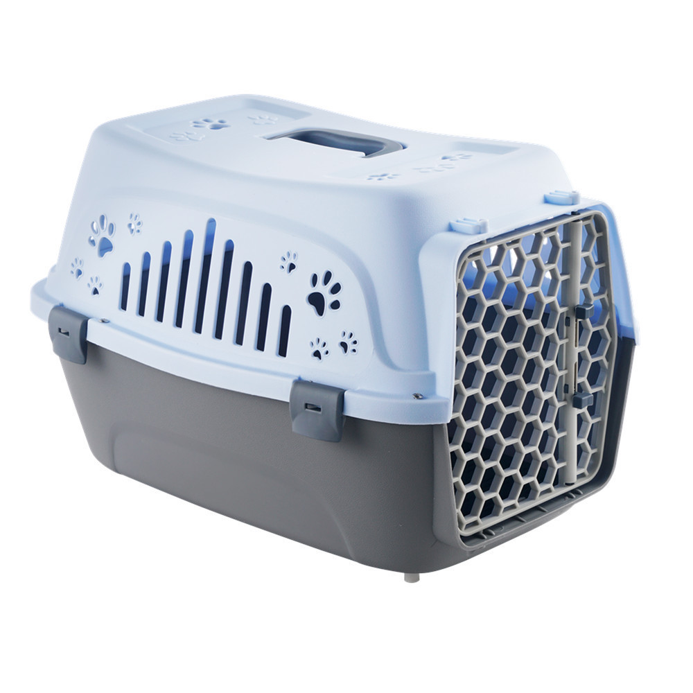 Hot Luxury breathable Airline Approved Meidium Plastic Kennels Crate Pet Travel Dog Cat Crate Carrier