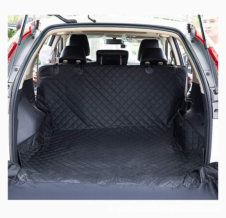 2023 Dropship Foldable Pets Auto SUV Car Trunk Cargo Liner 600D Oxford Wear-resistant Waterproof Mat Pet Dog Car Back Seat Cover