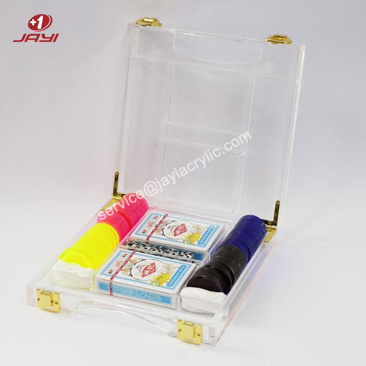 JAYI Custom Acrylic Poker Chip Case