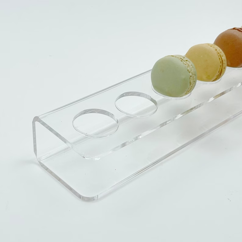 JAYI Custom Clear Acrylic Macaron Display Stand Holder