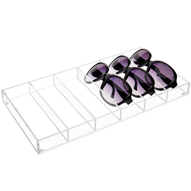 JAYI Custom Clear Acrylic Eyewears Stand Holder Organizer Glasses Holder and Sunglasses Rack Stand