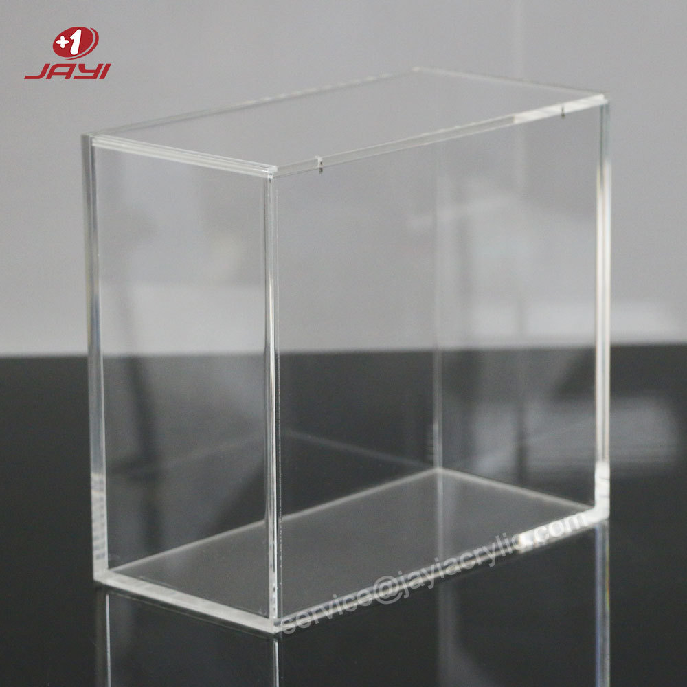 JAYI Wholesale Custom Pokemon Clear Acrylic Booster Box Display Box Acrylic Display For Booster Box