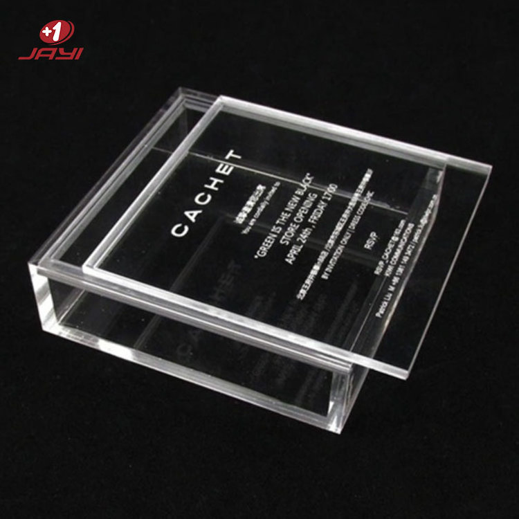 JAYI Wholesale Custom Pokemon Clear Acrylic Booster Box Display Box Acrylic Display For Booster Box