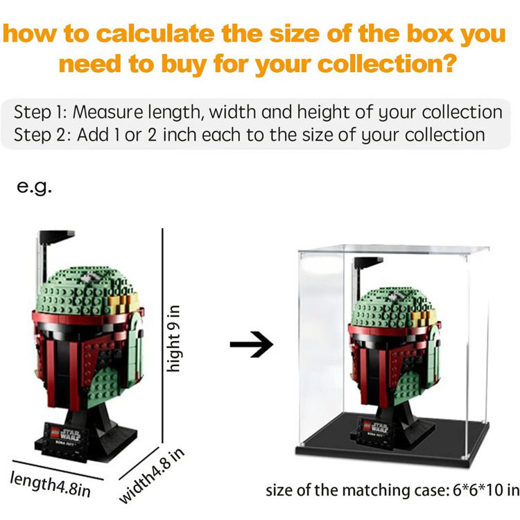 Guangdong Acrylic Factory Custom Clear Display Box Assemble Acrylic Display Case for Collection, Lego, Figure, Model, Doll