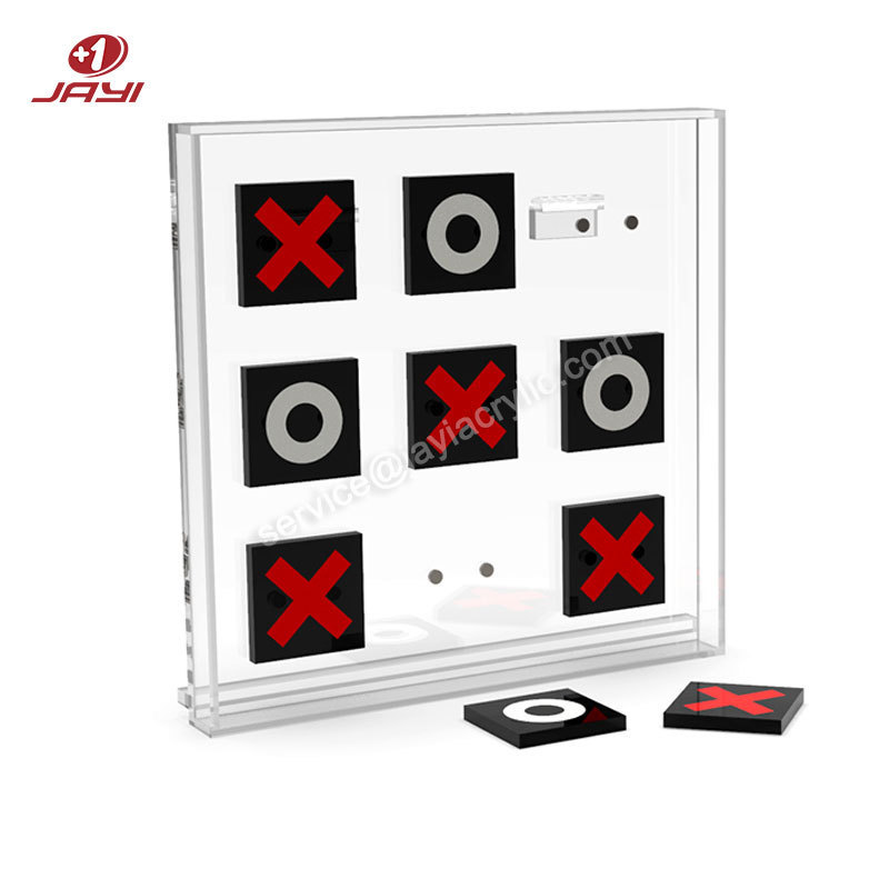 JAYI Factory Custom Wall Mounted Acrylic Tic Tac Toe Game