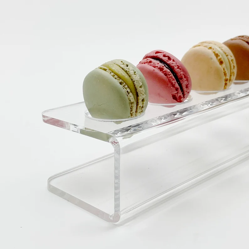 JAYI Custom Clear Acrylic Macaron Display Stand Holder