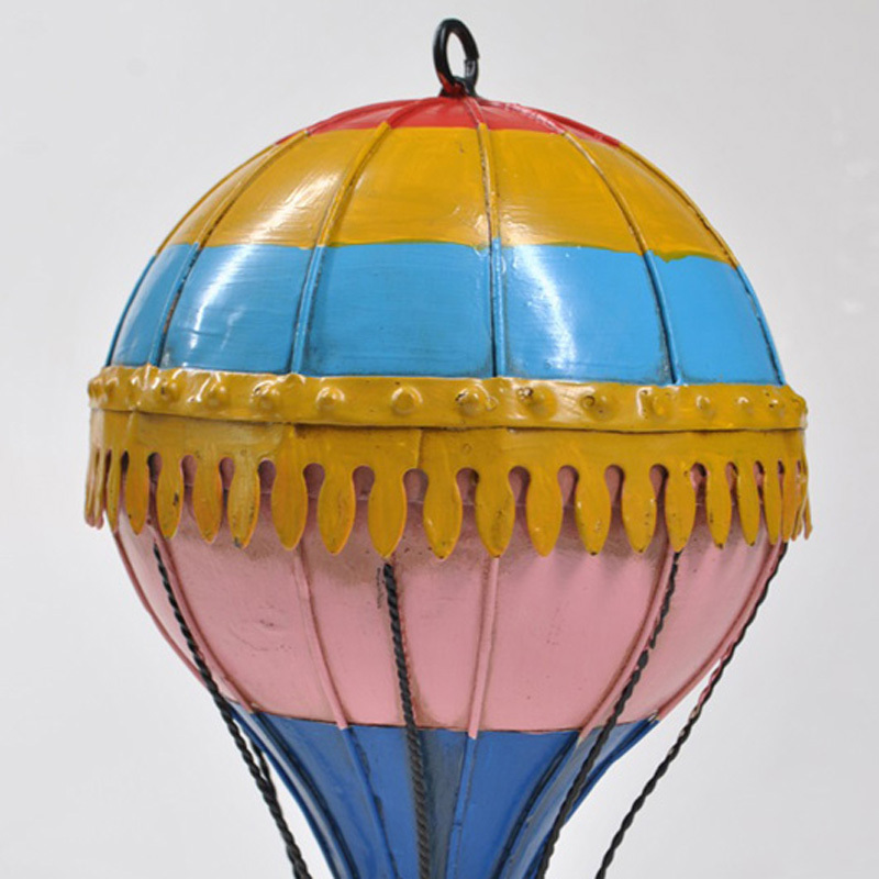 Iron hot air balloon model wall hangings, restaurant decoration, christmas ornaments