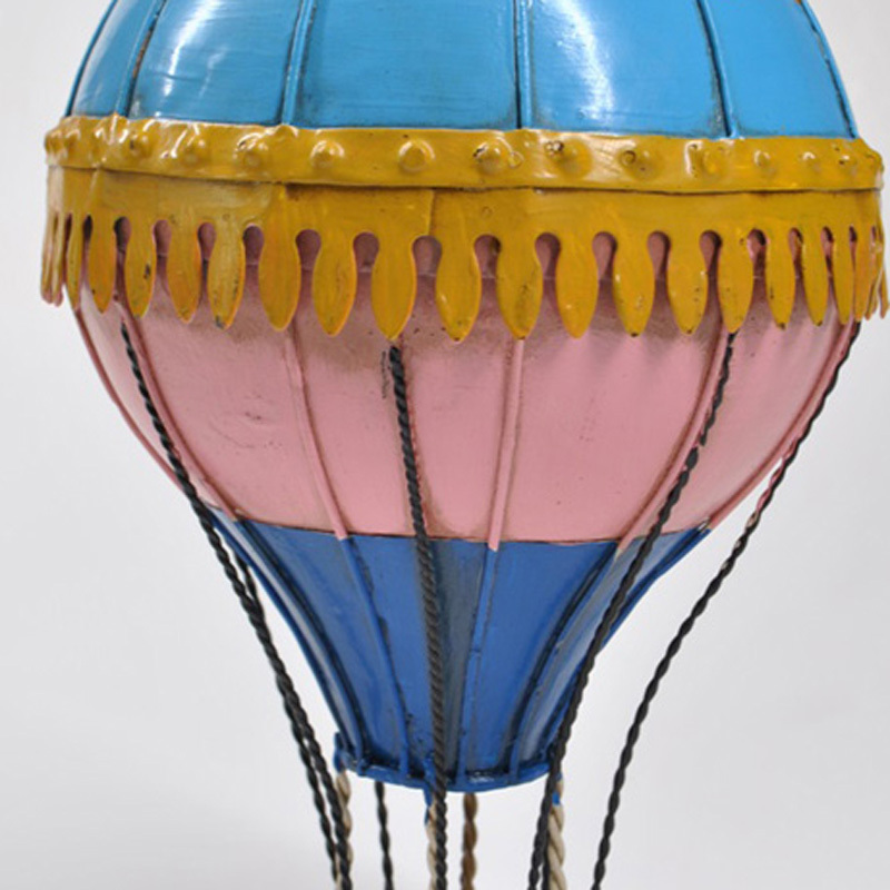 Iron hot air balloon model wall hangings, restaurant decoration, christmas ornaments