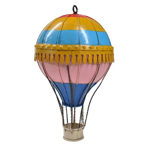 Iron hot air balloon model wall hangings, restaurant decoration, christmas ornaments