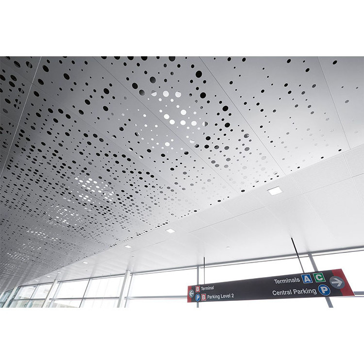 Customized Wall Perforated Board Decorative False Ceiling Tile Hook on 600*600