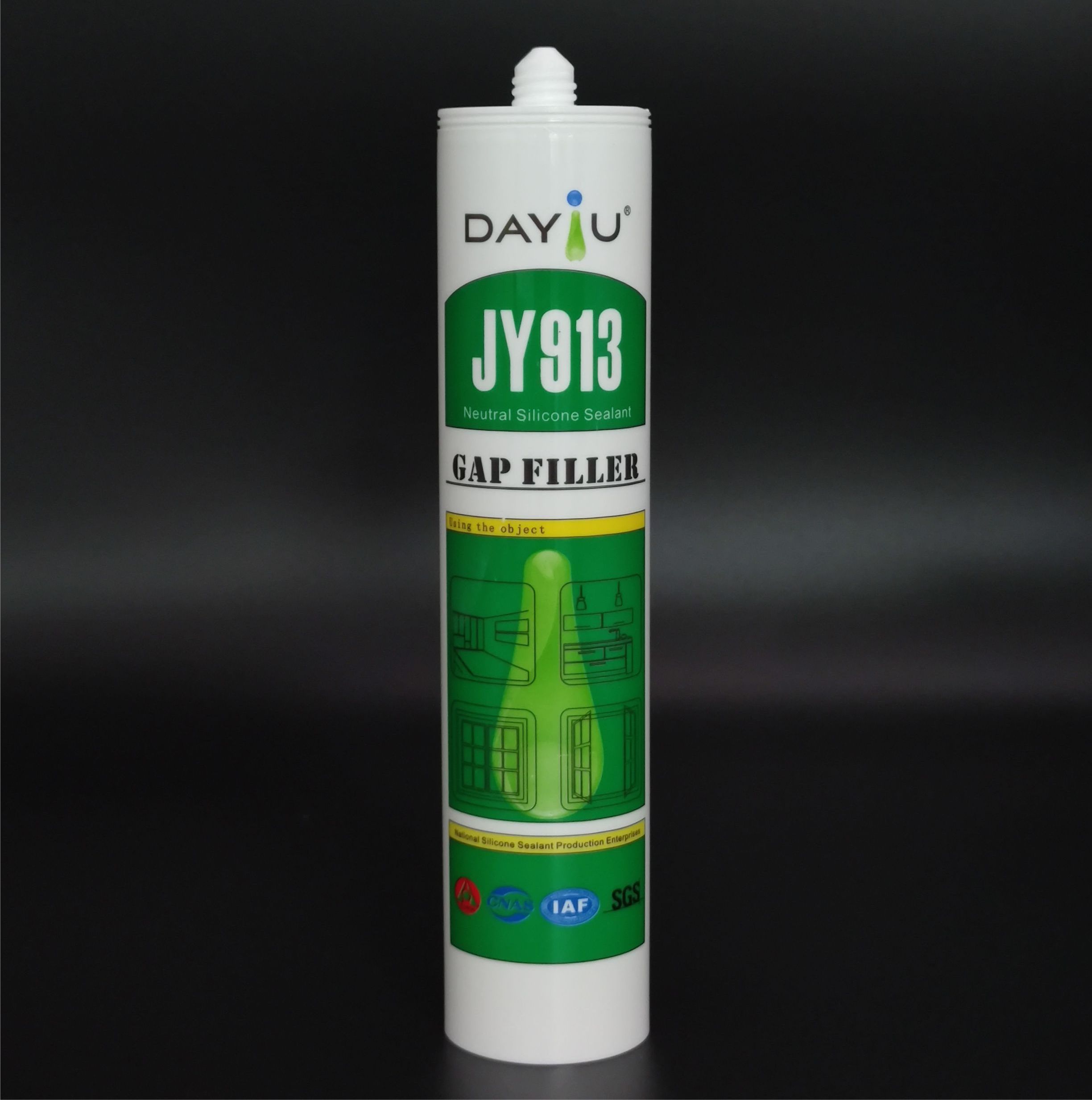 GP Good Adhesion Walls Joints Neutral Glazing Aluminum Window Glass Waterproof Silicone Sealant