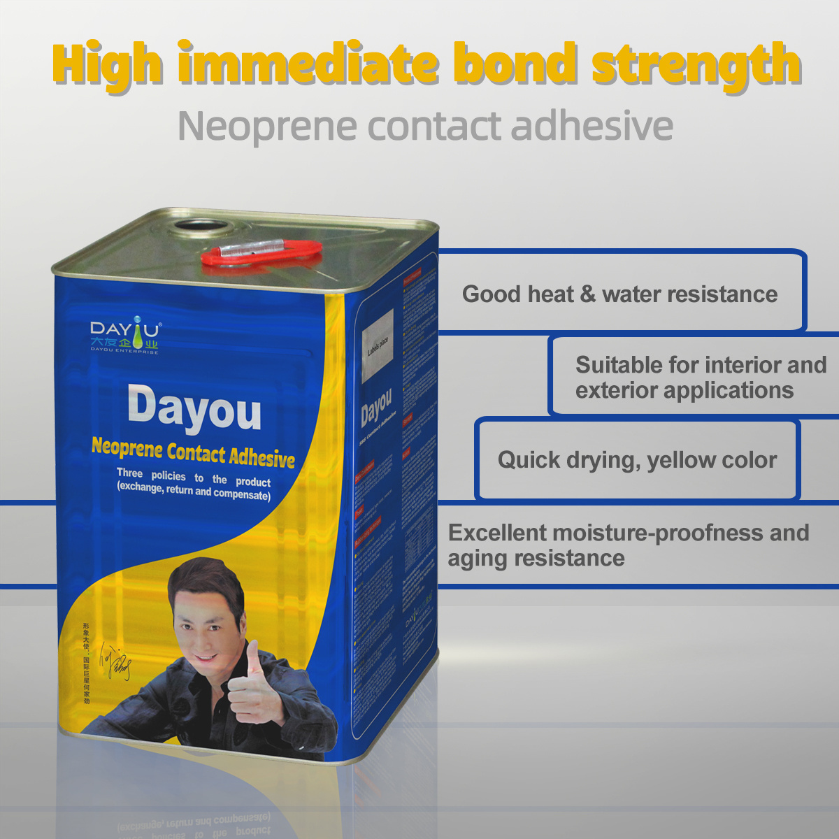 Neoprene Universal Liquid Cement All Purpose Furniture Plywood Wardrobe Super Bonding Glue Adhesive