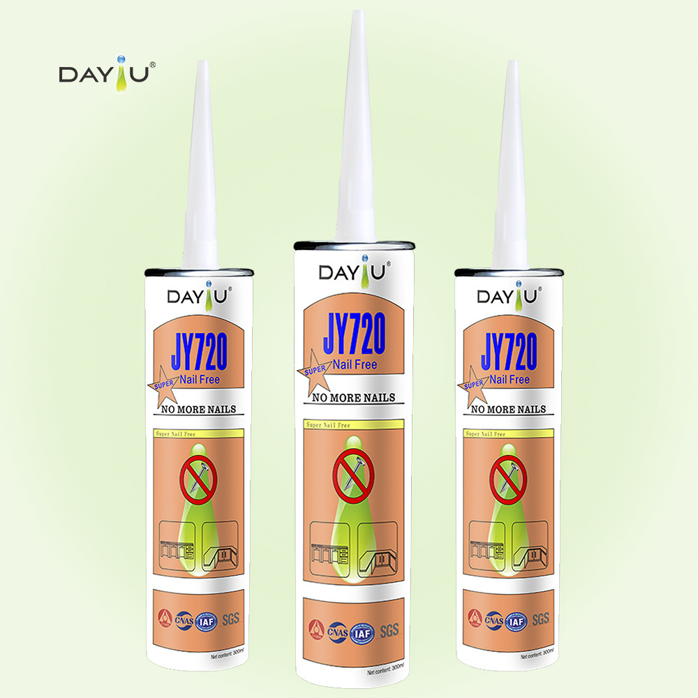 High quality fast curing super liquid structural silicone sealant Waterproof Silicone Glass Adhesive Glue Strong Nail-Free Glue