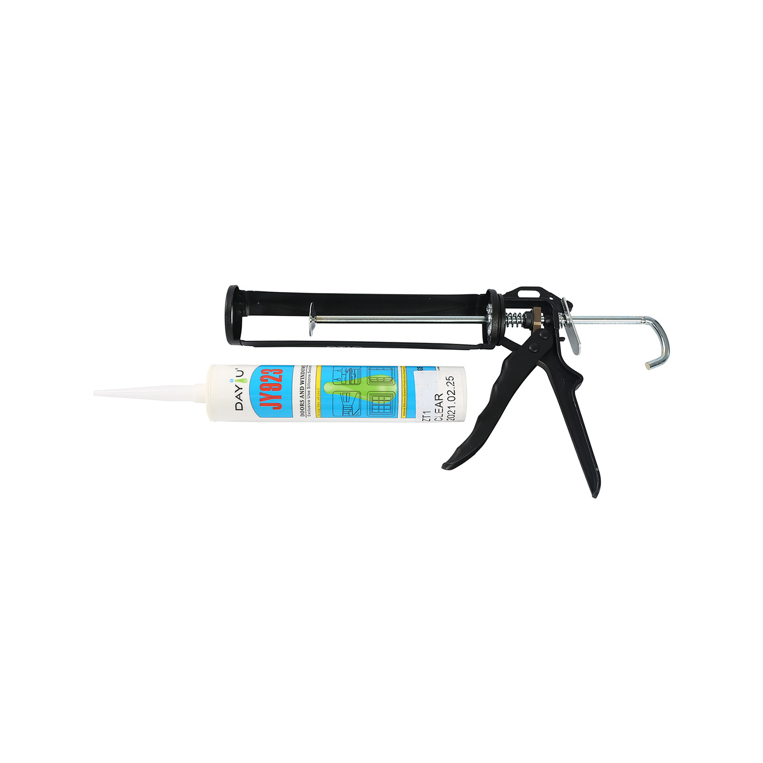 High Temperature Oxime Cure Silicone Sealant Adhesive Glue for Glass Ceramics Tiles Metal PVC Electronic Appliances