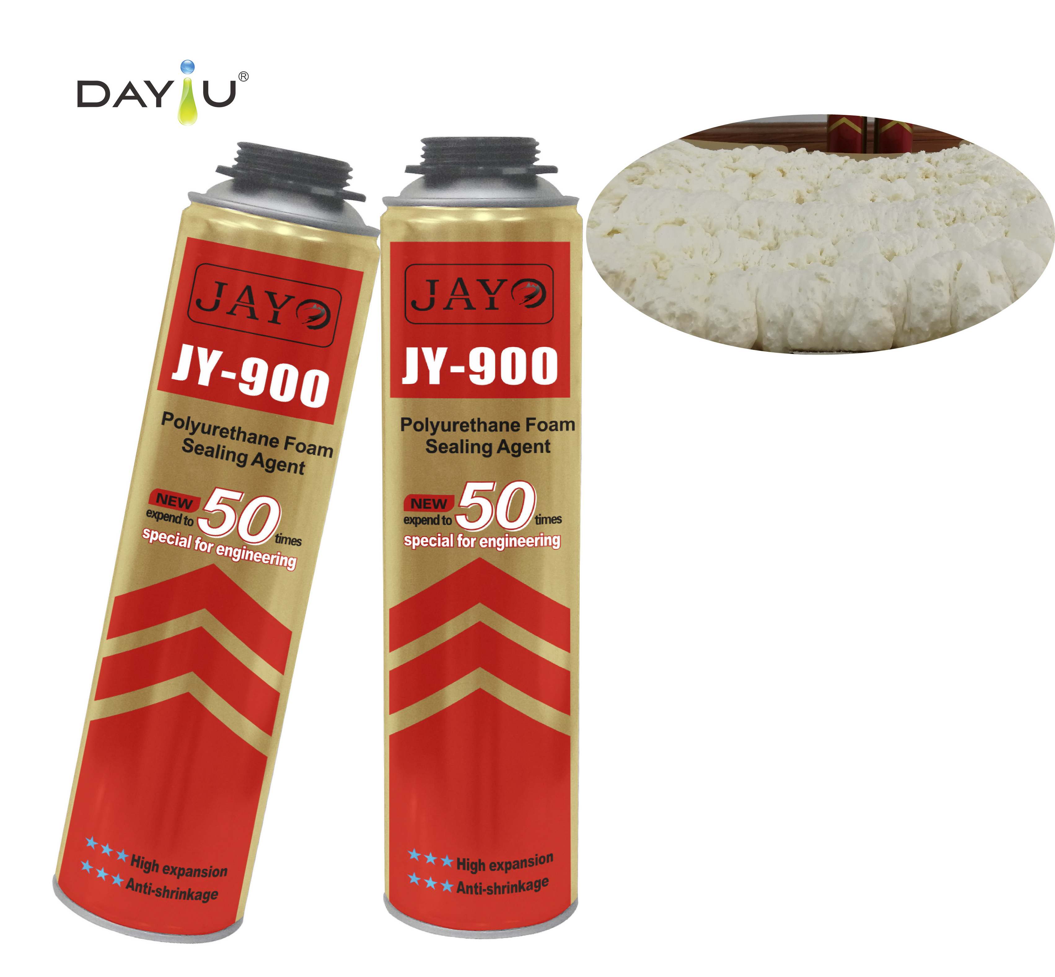 Spray Expanding Construction Polyurethane Pu Window Door Adhesive Glue Foam