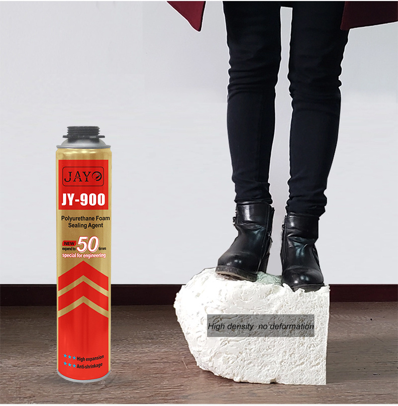 Excellent 750ml Expansion waterproof Spray Foam High Bonding PU Foam Polyurethane sealant