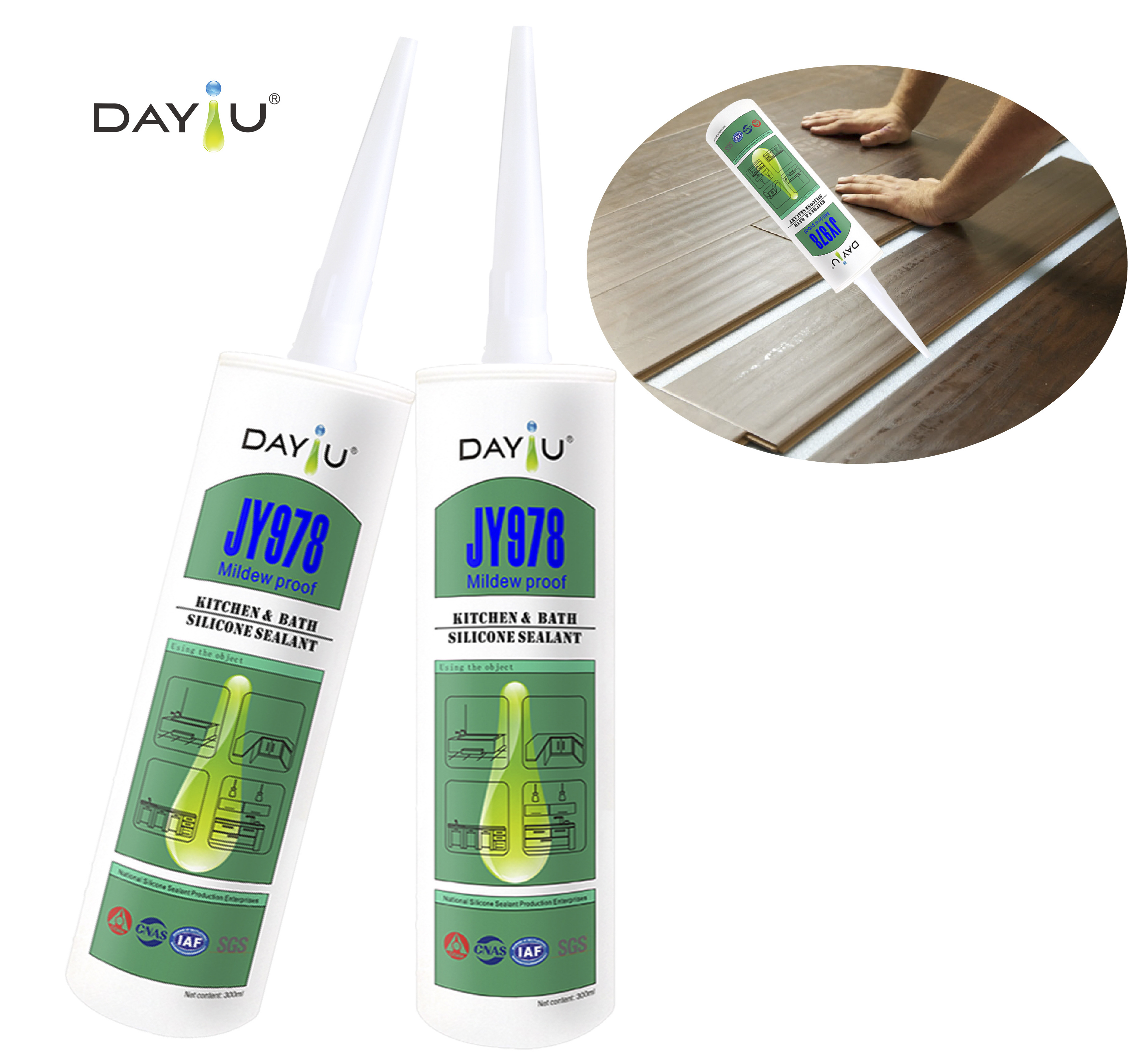 Factory Anti-Mildew Neutral Kitchen Bathroom Waterproof Silicone Sealant