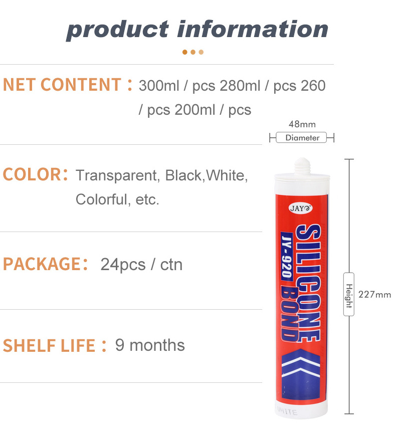 QUALIFIED NEUTRAL SILICONE BUILDING SEALANT JY920 ADVANCED SEALANT QUALIFIED NEUTRAL SILICONE BUILDING SEALANT